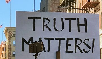 Truth Matters sign