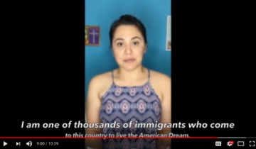 Video Screenshot of immigrant video