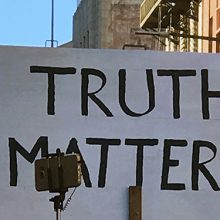 Truth Matters sign